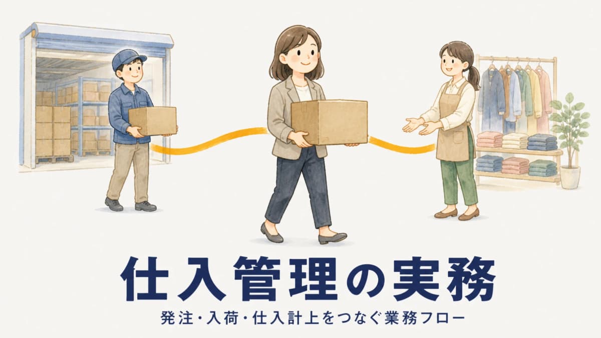 仕入管理の実務|発注・入荷・仕入計上をつなぐ業務フロー